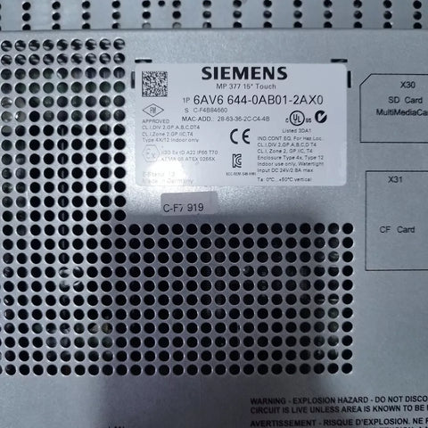 SIEMENS 644-0AB01-2AX0