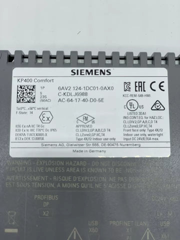 Siemens 6AV2 124-1DC01-0AX0