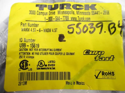 TURCK WAKW4.5T-6-WASW4.5T