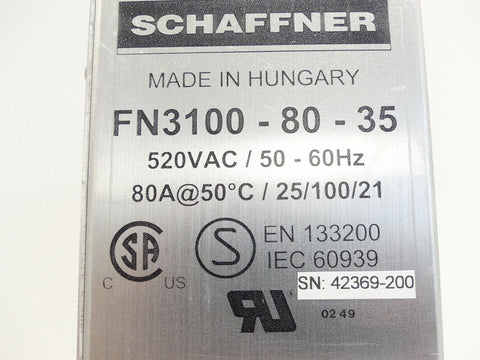 Schaffner FN3100-80-35