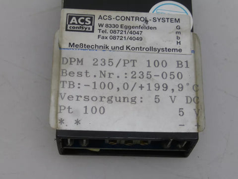 ACS DPM 235/PT 100 B1