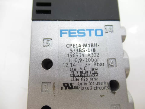 FESTO CPE14-M1BH-5/3BS-1/8