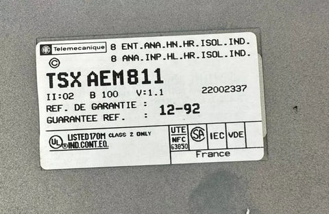 SCHNEIDER TSX AEM811