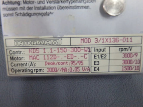 INDRAMAT MOD31X136011