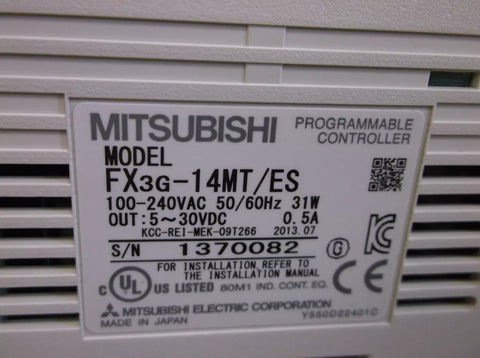 Mitsubishi FX3G-14MT/ES