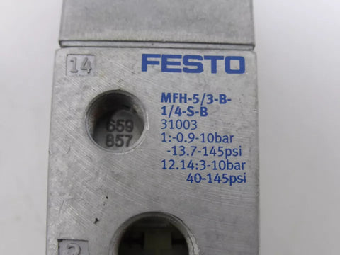 FESTO MFH-5/3-B-1/4-SB