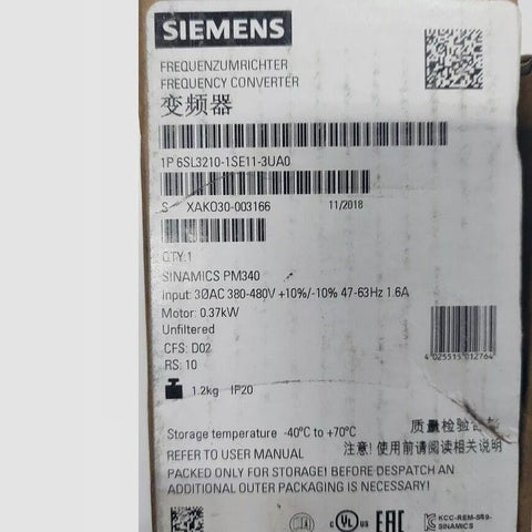 SIEMENS 6SL3210-1SE11-3UA0