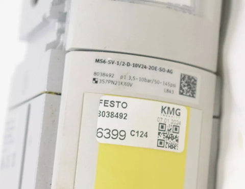 FESTO  MS6-SV-1/2-D-10V24-2OE-SO-AG