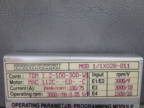 INDRAMAT MOD11X028011