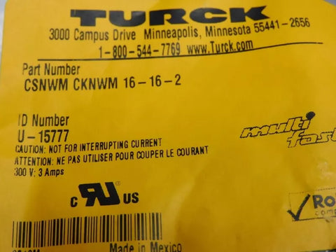 TURCK CSNWMCKNWM16-16-2