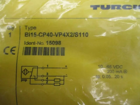 TURCK BI15-CP40-VP4X2/S110