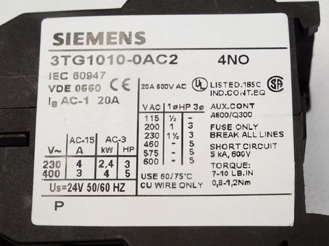 Siemens 3TG1010-0AC2