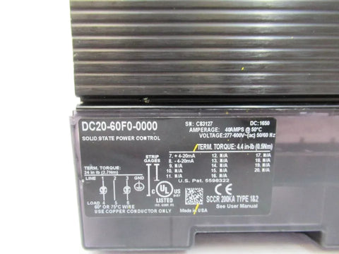 WATLOW DC20-60F0-0000