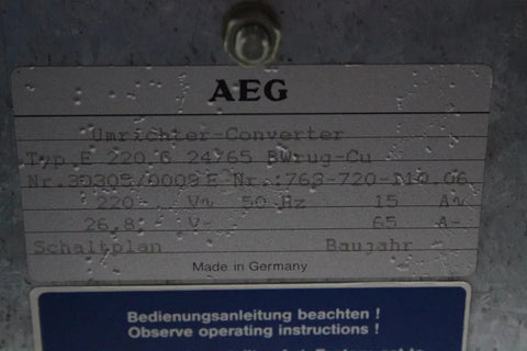 AEG E 220 G 24/65 BWrug-Cu