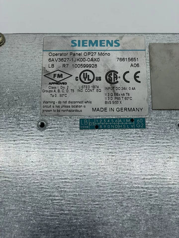 Siemens 6AV3 627-1JK00-0AX0