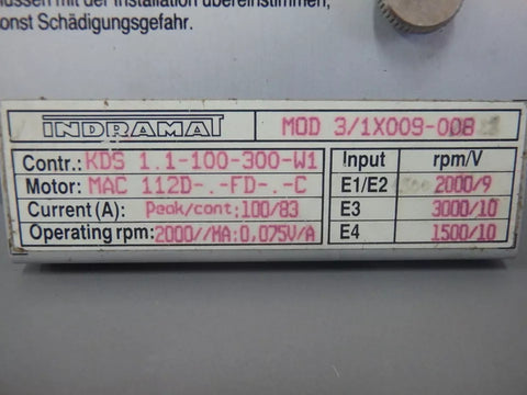 INDRAMAT MOD3/1X009-008