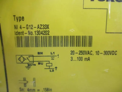 TURCK NI4-G12-AZ33X