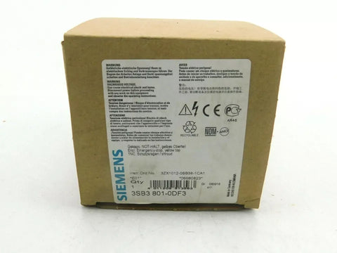 SIEMENS 3SB3 801-0DF3