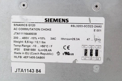 SIEMENS 6SL3203-0CD22-1AA0