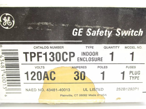 GENERAL ELECTRIC TPF130CP