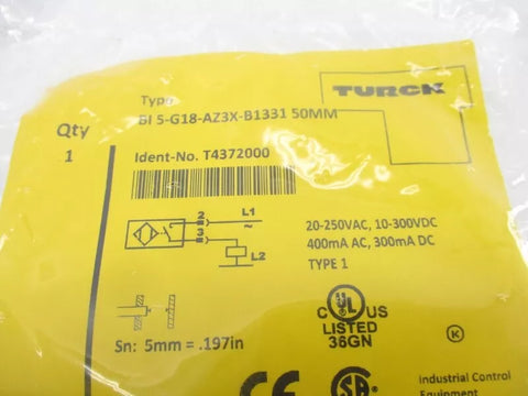 TURCK BI5-G18-AZ3X-B133150MM