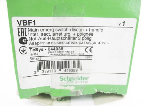 SCHNEIDER ELECTRIC VBF1