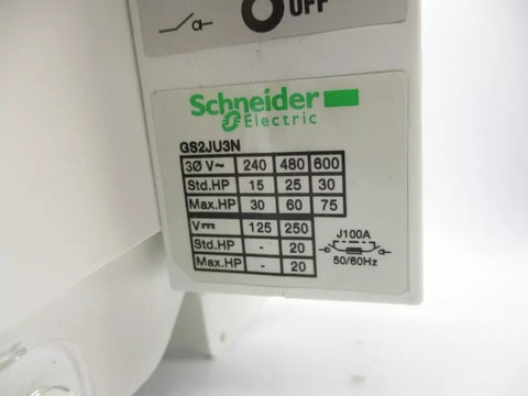 SCHNEIDER ELECTRIC GS2JU3N