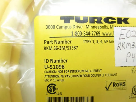 TURCK RKM36-3M/S1587