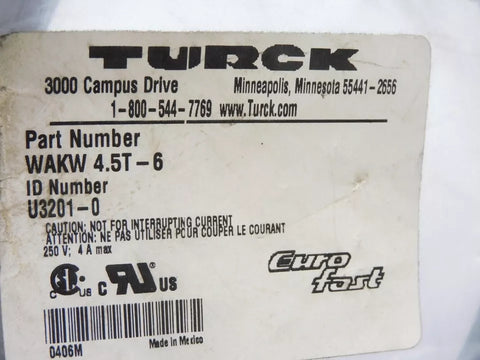 TURCK WAKW4.5T-6