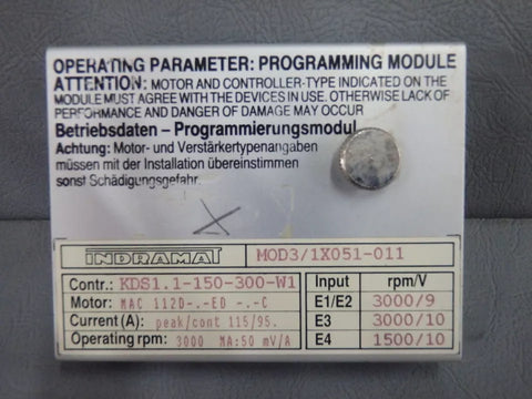 INDRAMAT  MOD3/1X051-011