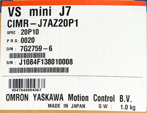 OMRON CIMR-J7AZ20P1