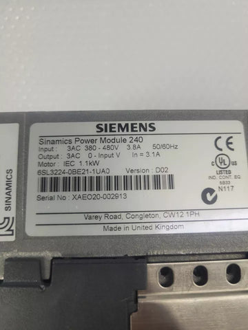 Siemens  6SL3224-0BE21-1UA0