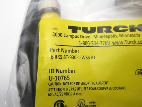 TURCK E-RKS8T-930-1-WSS8T