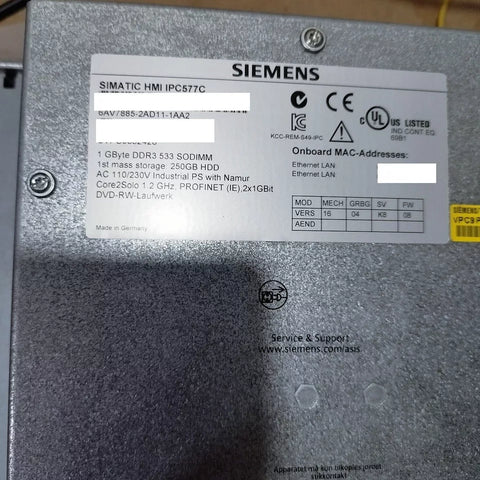 SIEMENS 6AV7885-2AD11-1AA2