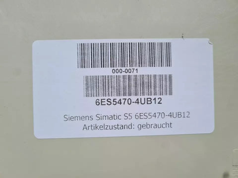 SIEMENS 6ES5 458-7LB11