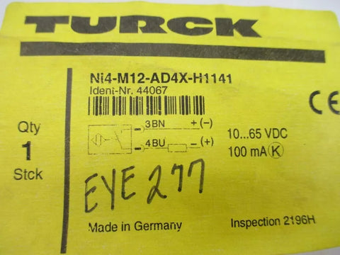 TURCK NI4-M12-AD4X-H1141