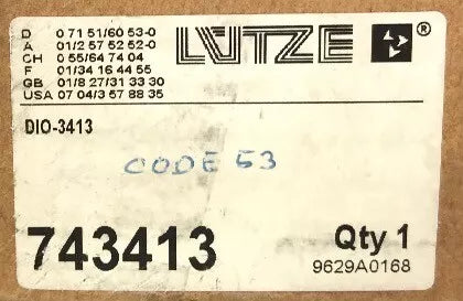 LUTZE DIO-3413