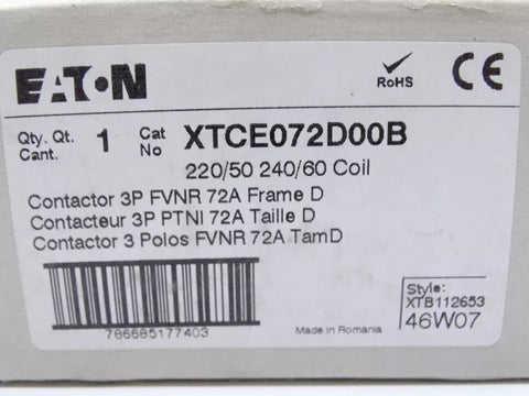 EATON CORPORATION XTCE072D00B