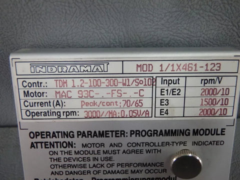 INDRAMAT MOD1/1X461-123