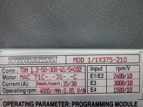 INDRAMAT  MOD1/1X375-210