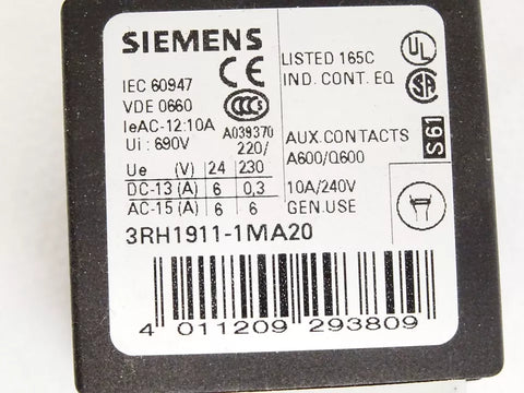 Siemens 3RH1911-1MA20