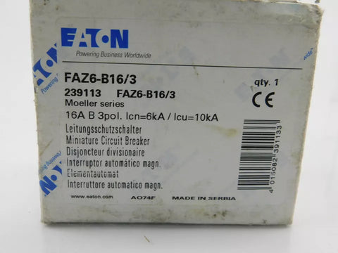 EATON FAZ6-B16/3