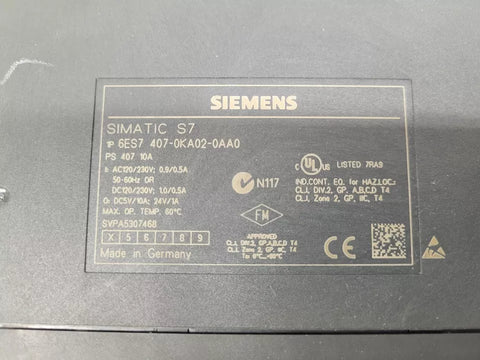 Siemens  6ES7 407-0KA02-0AA0