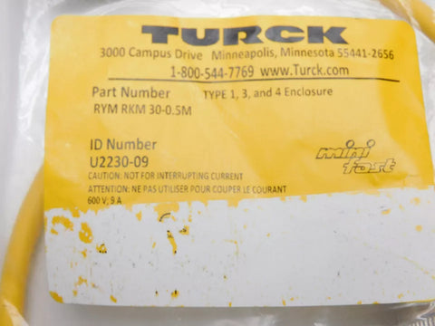 TURCK RYMRKM30-0.5M