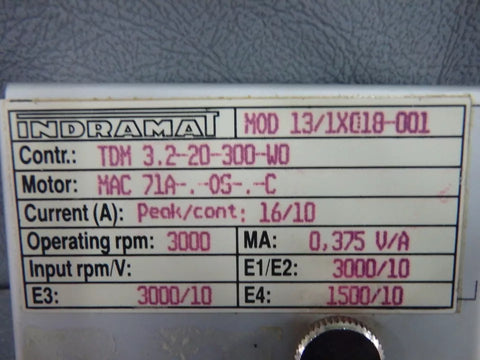 INDRAMAT MOD13/1X018-001