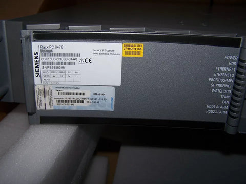 Siemens Simatic Rack PC 647B 6BK1800-6NC00-0AA0