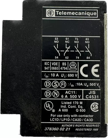 TELEMECANIQUE LA1 DN 31