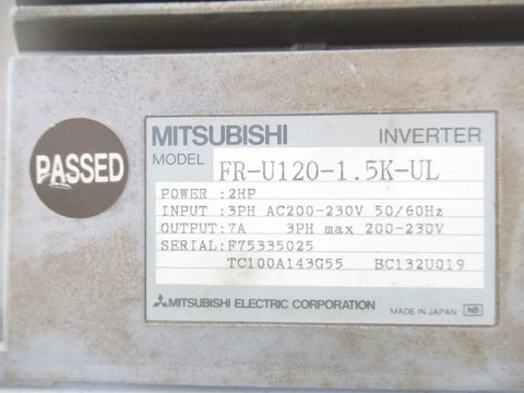 MITSUBISHI FR-U120-1.5K-UL