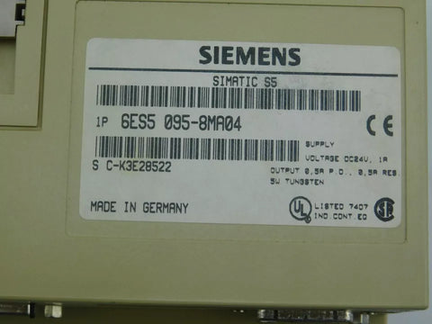 SIEMENS 6ES5 095-8MA04