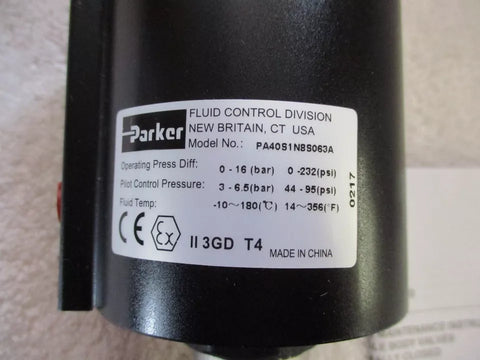 PARKER PA40S1N8S063A